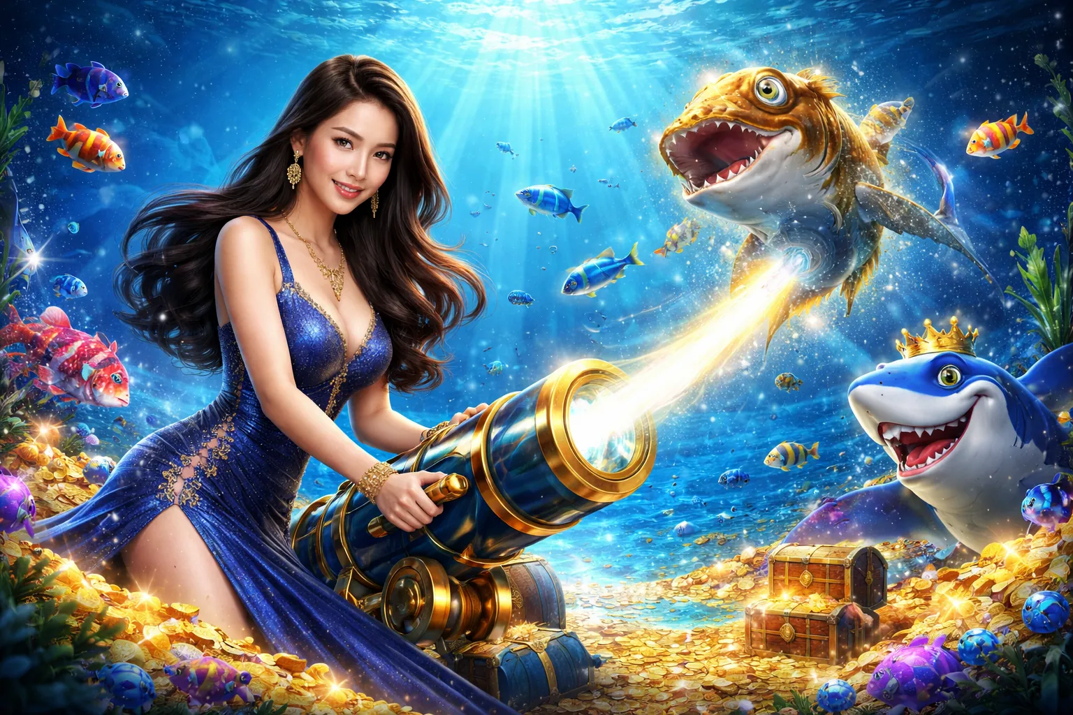 Trò chơi bắn cá tại gacam67 hiện đang mở để săn thưởng đại dương