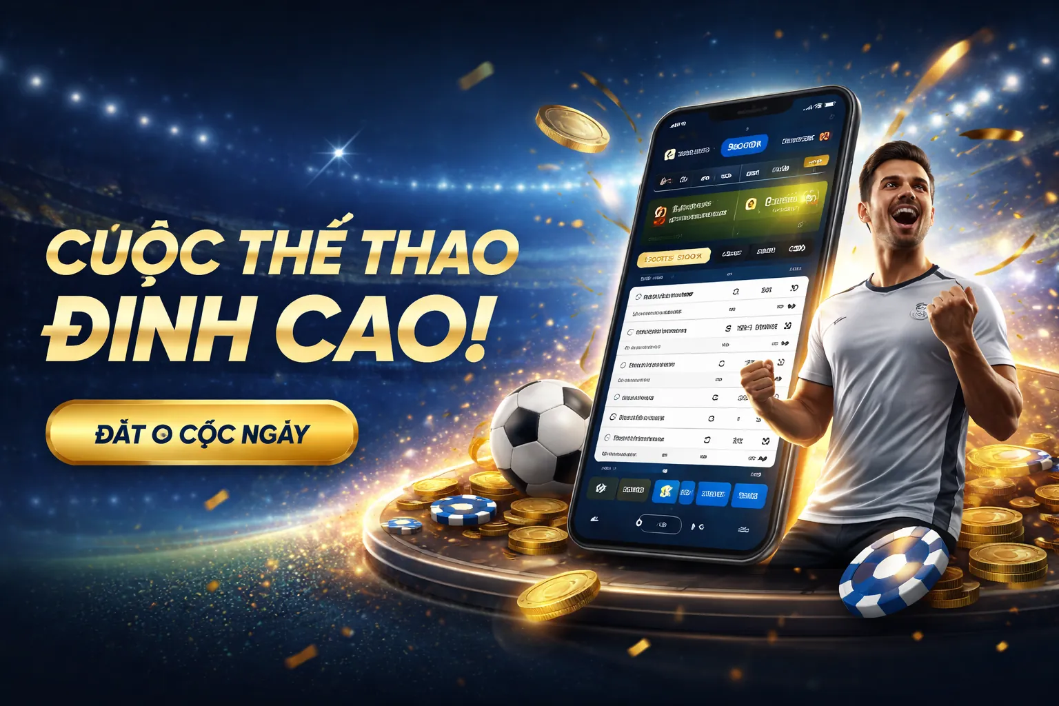 Thưởng nạp lại hàng ngày cho sảnh thể thao